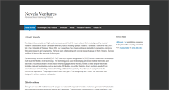 Desktop Screenshot of novelainc.com